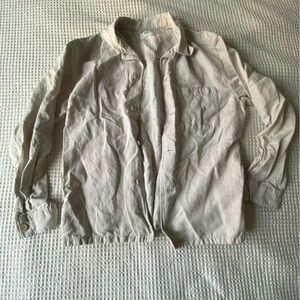 Uniqlo Light Beige Collared Shirt